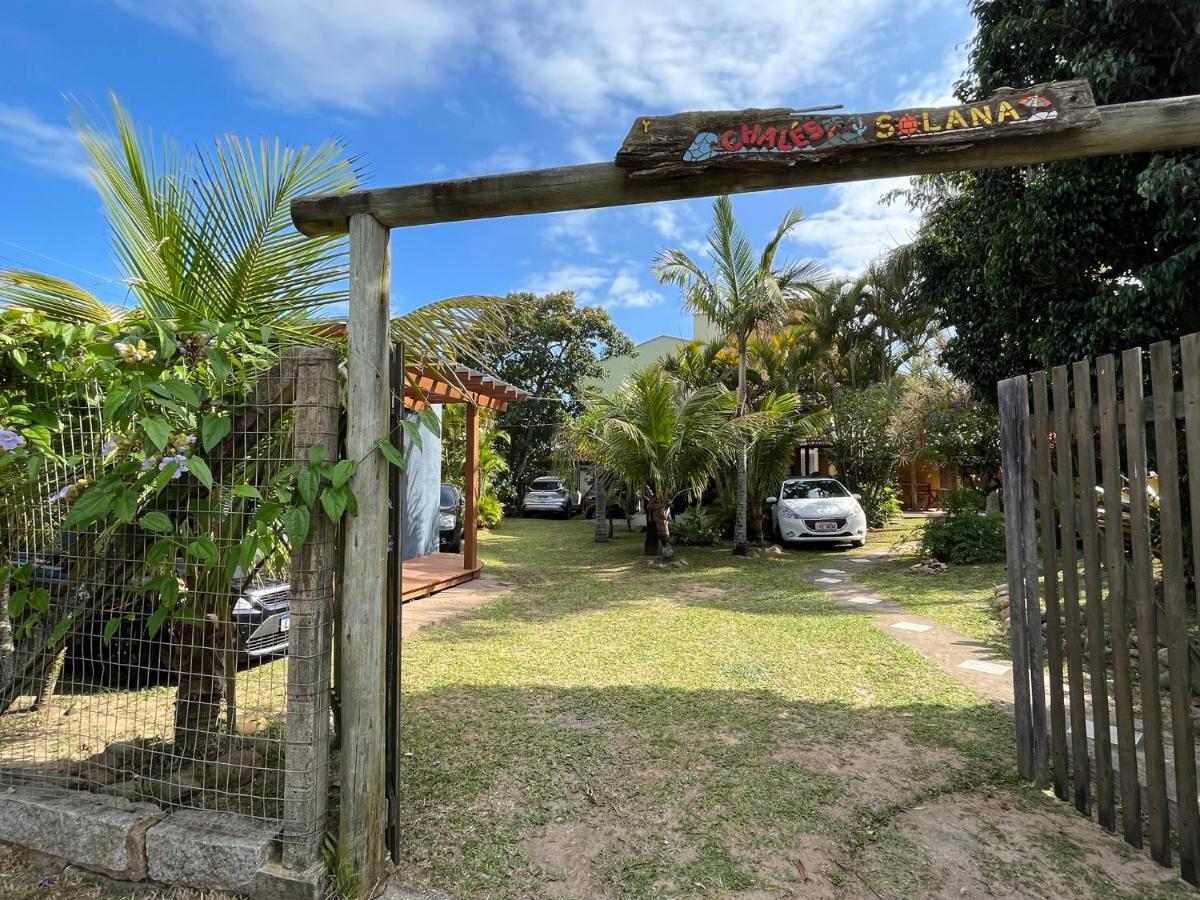 Chales Solana Localizados 50 Metros Do Mar Garopaba Eksteriør bilde